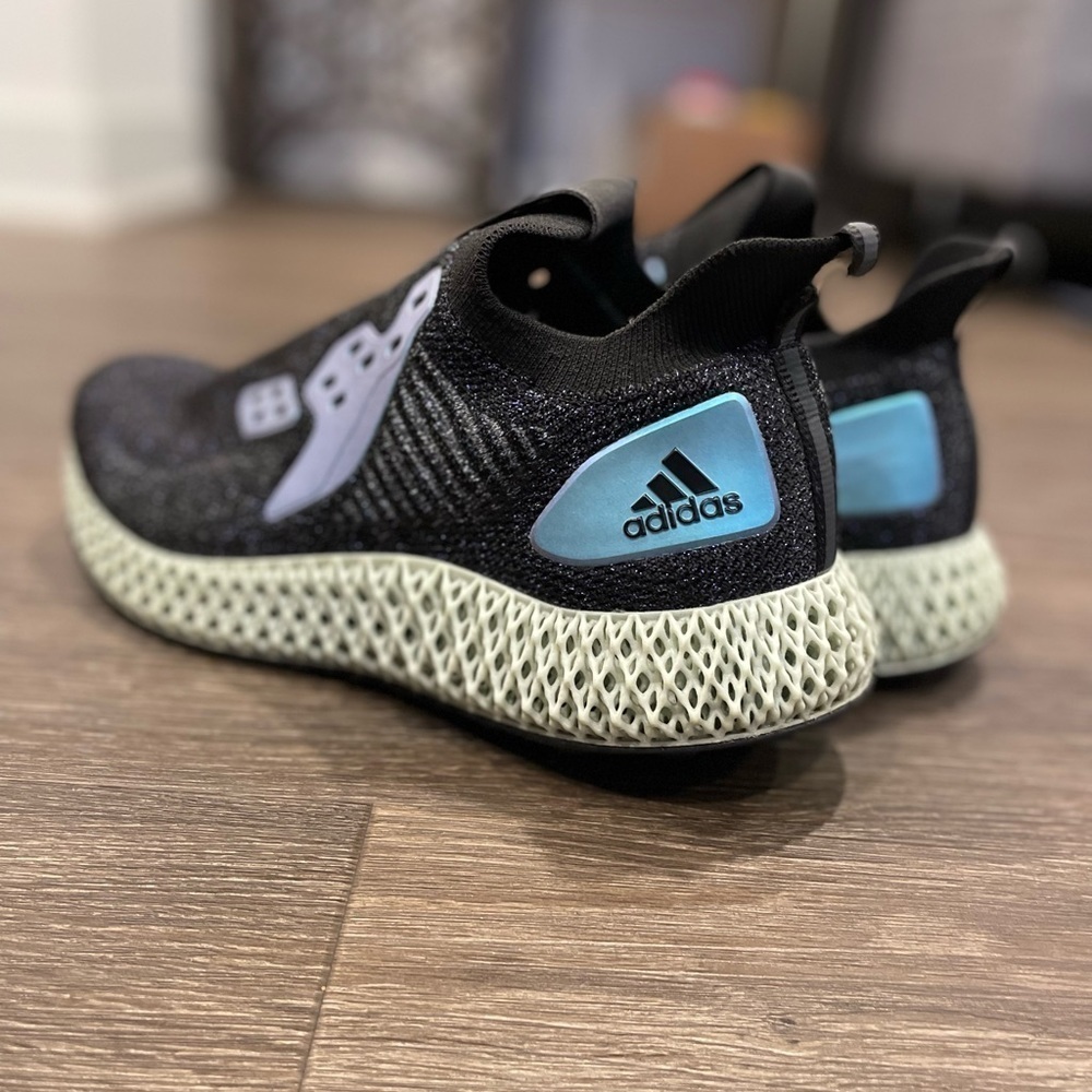 Adidas Alphaedge 4D Black Iridescent sz 9.5 - Picture 4 of 4